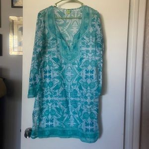 Summer Tunic Beach Coverup Size XL